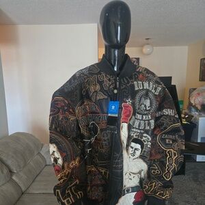 AL WISSAM Mohammed Ali Leather Jacket